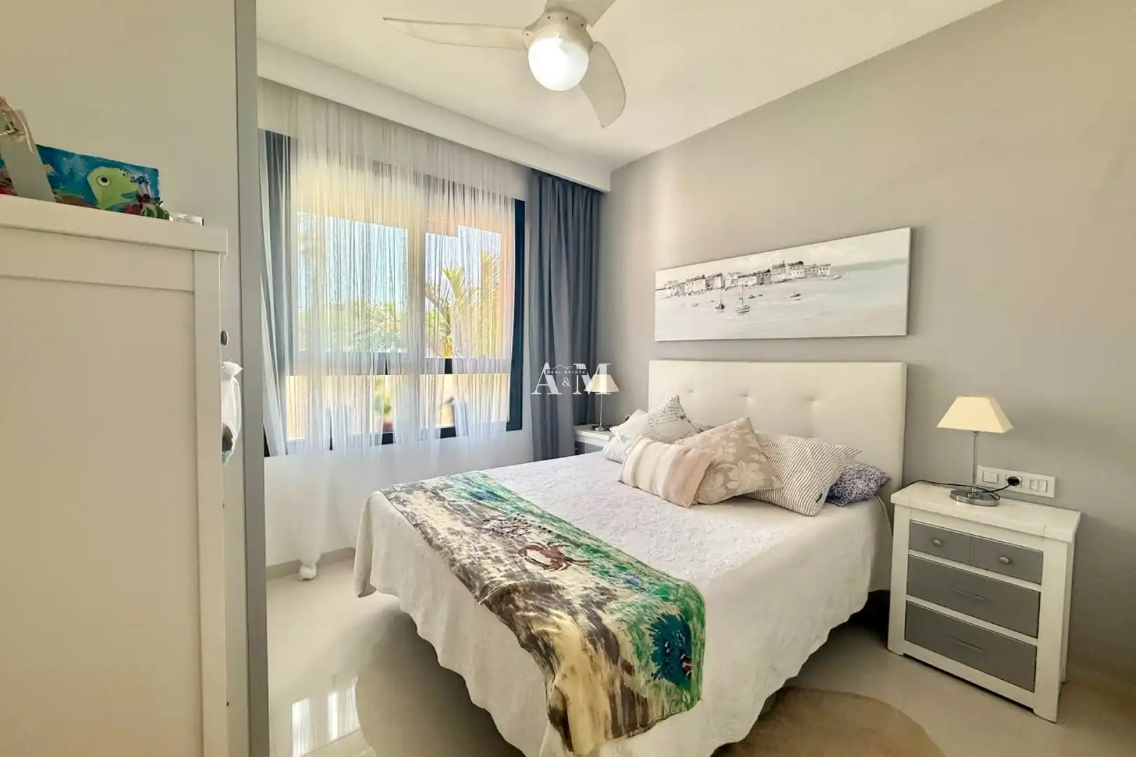 Bedroom of Flat for rent in Pilar de la Horadada  with Heating, Private garden and Terrace