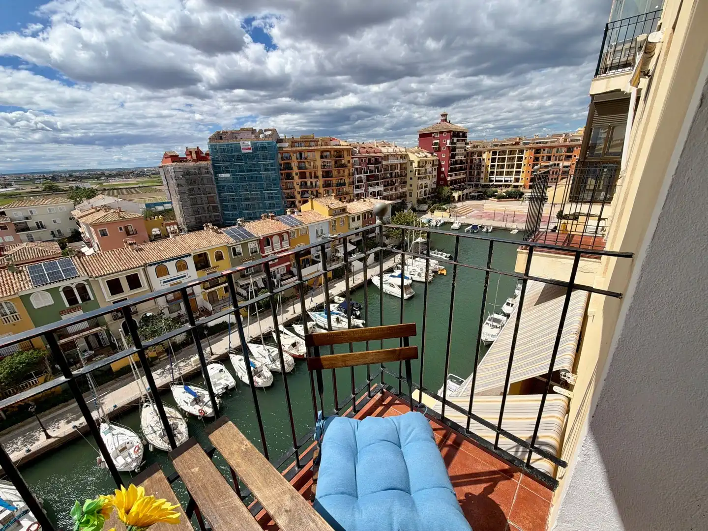 Balcony of Apartments for sale in Alboraya  with Air Conditioner and Storage room