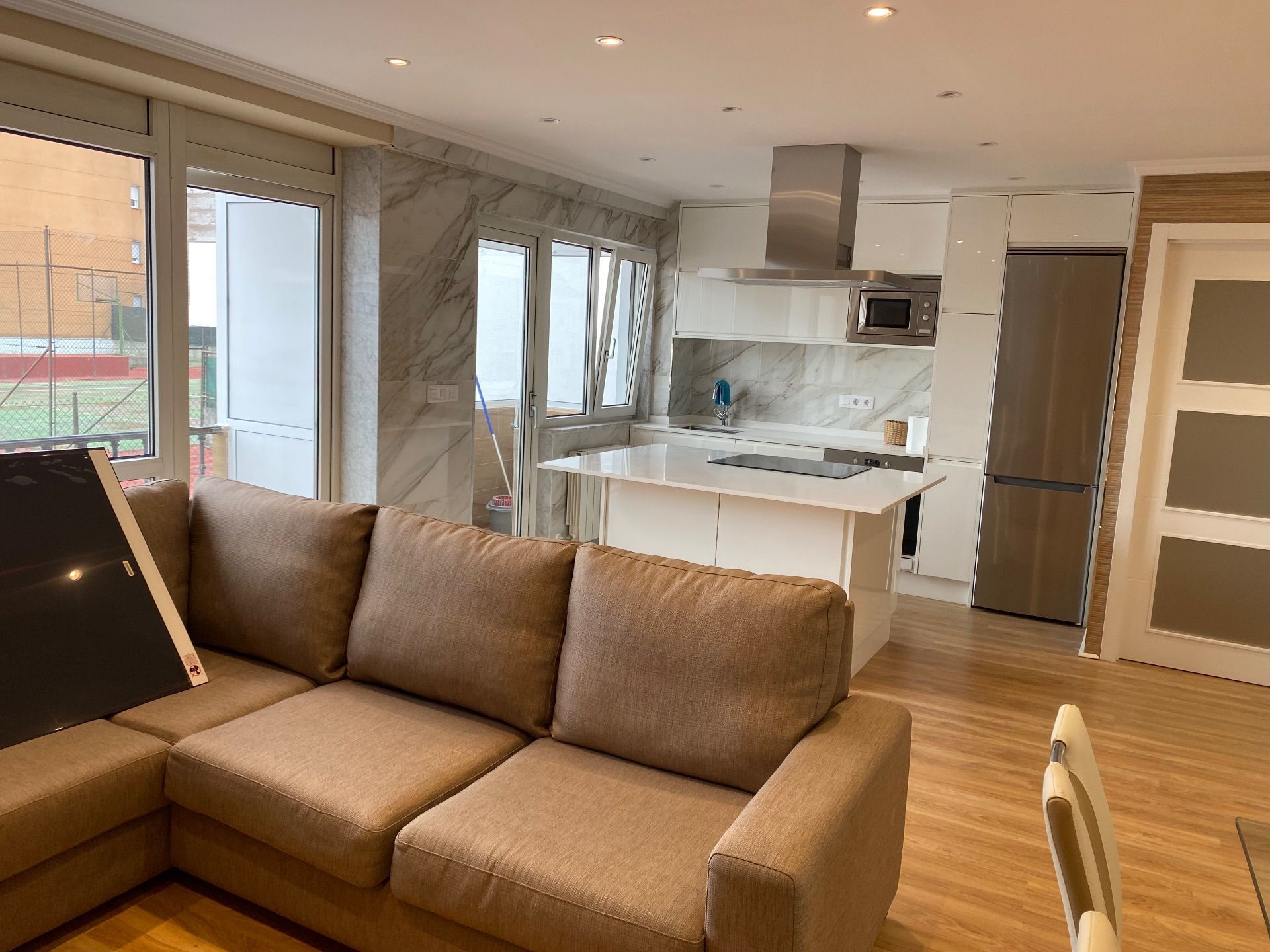 Sala d'estar de Pis en venda en Lugo Capital amb Calefacció i Traster