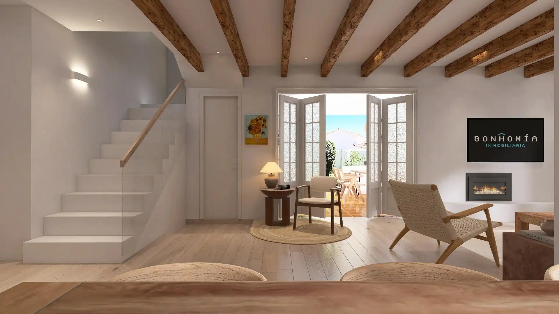 Living room of Houses for sale in Benalmádena  with Air Conditioner, Heating and Private garden
