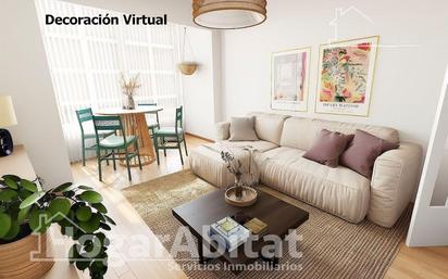 Living room of Flat for sale in  Valencia Capital