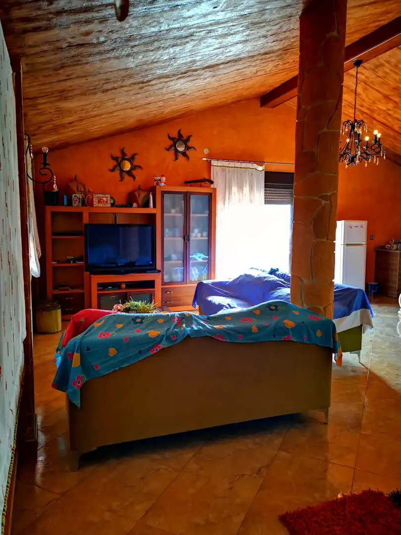 Sala d'estar de Casa o xalet en venda en Orihuela amb Jardí privat i Moblat