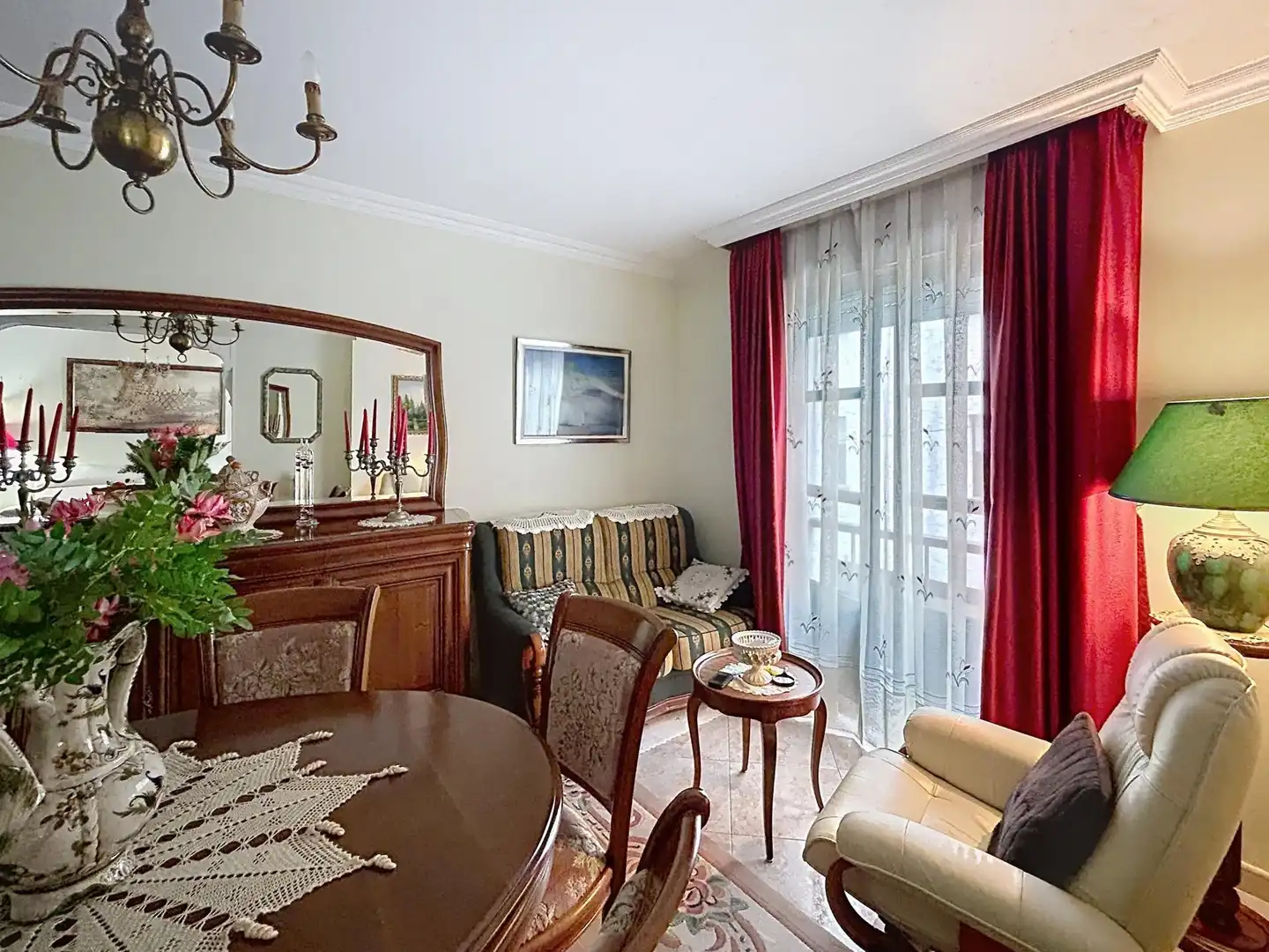 Sala de estar de Piso en venta en Padrón con Calefacción, Terraza y Balcón