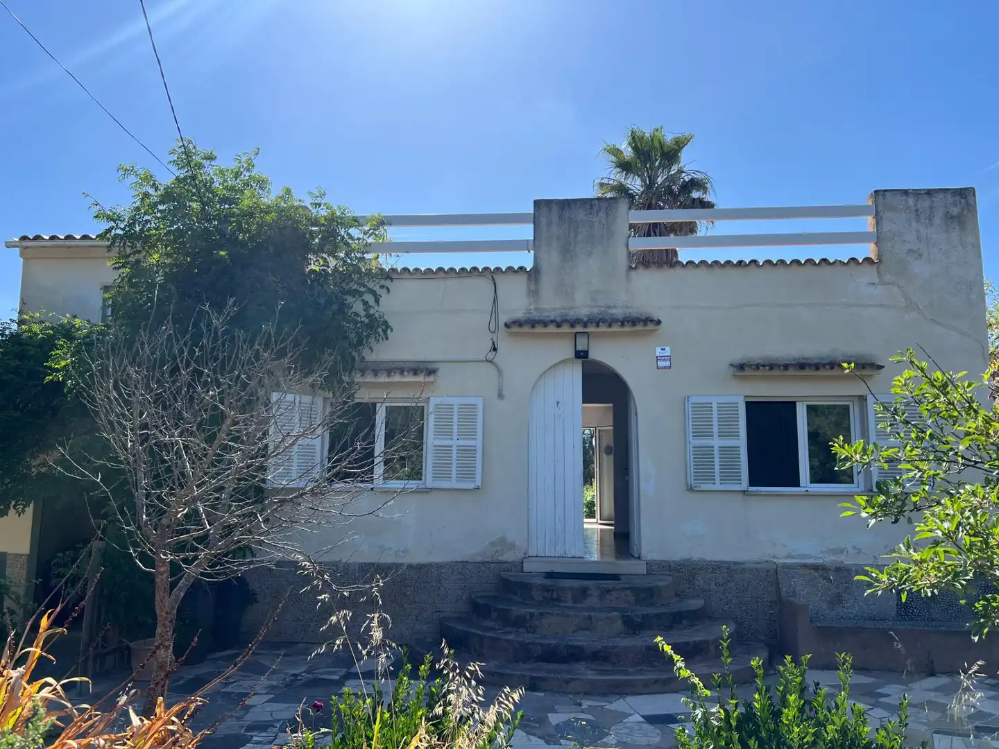 Vista exterior de Finca rústica en venta en Inca con Aire acondicionado, Jardín privado y Terraza