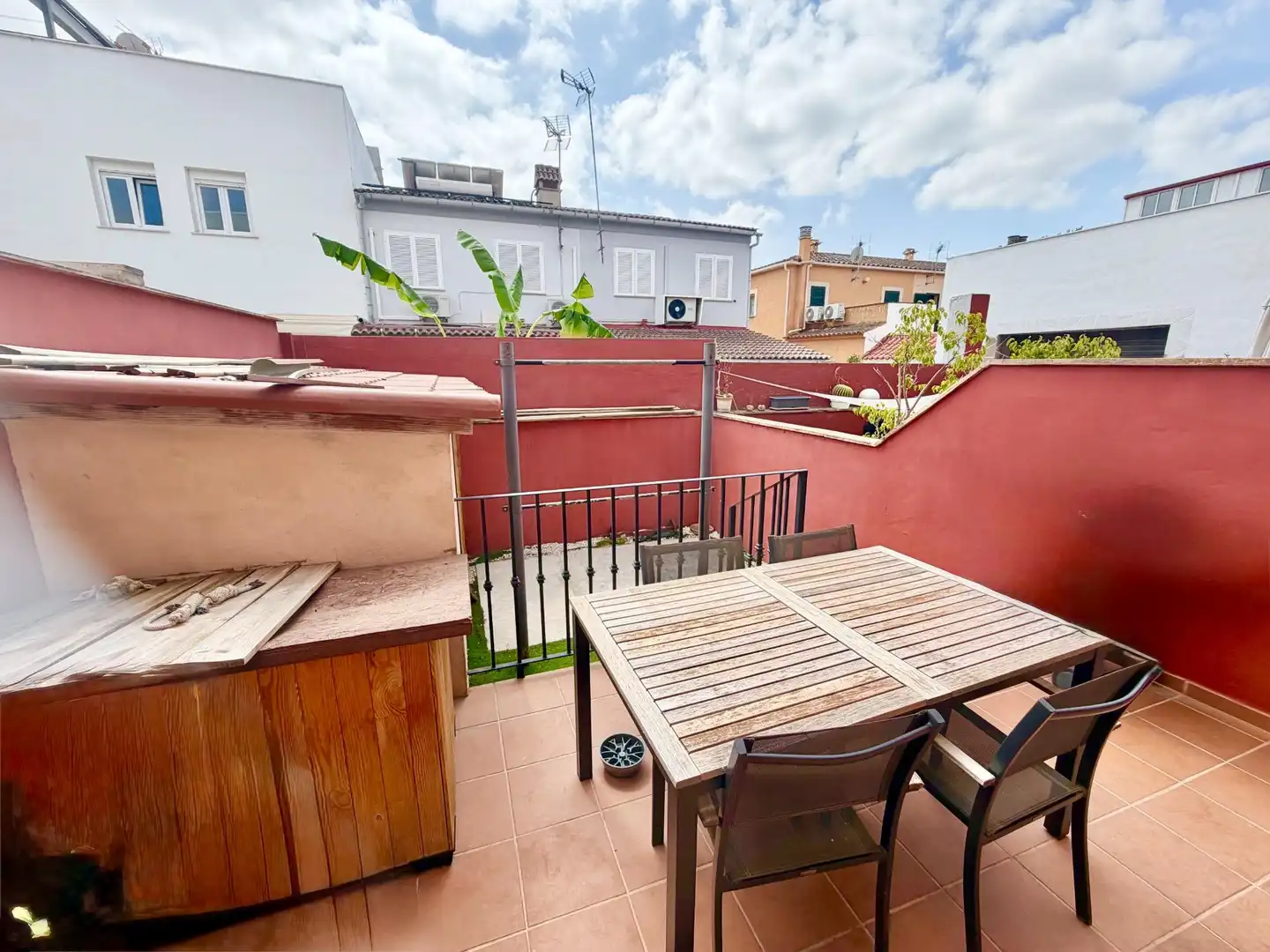 Terrassa de Casa adosada en venda en Marratxí amb Aire condicionat, Calefacció i Parquet