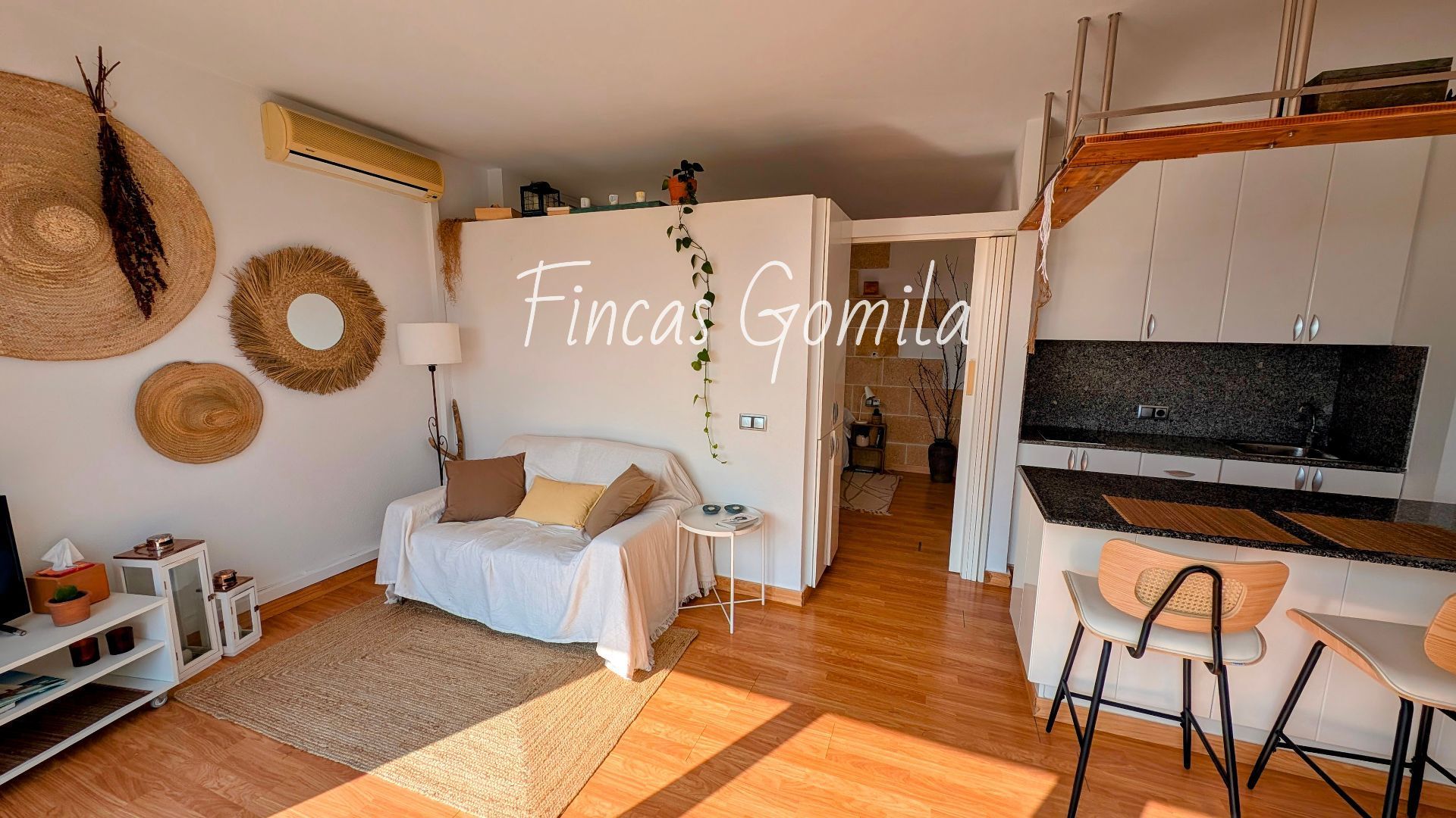 Sala d'estar de Apartament en venda en Es Mercadal amb Aire condicionat i Moblat