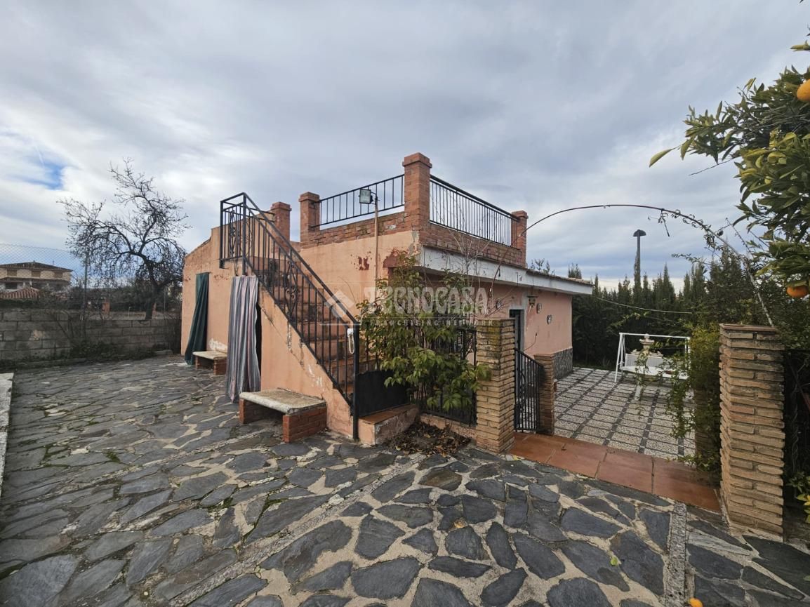 Exterior view of House or chalet for sale in Cúllar Vega  with Heating, Private garden and Terrace