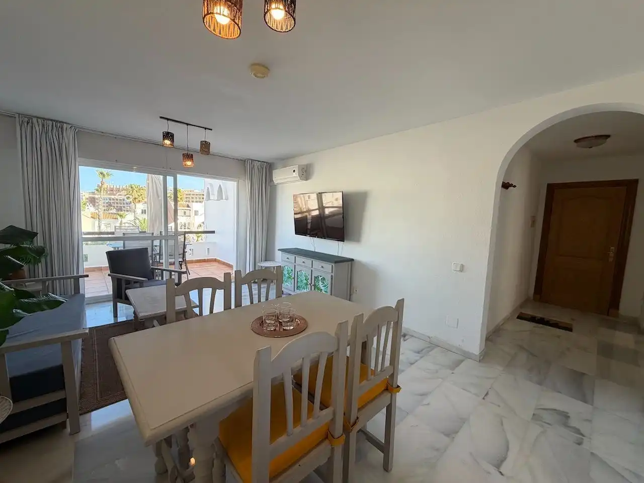Dining room of Apartments for sale in Roquetas de Mar  with Air Conditioner, Heating and Terrace