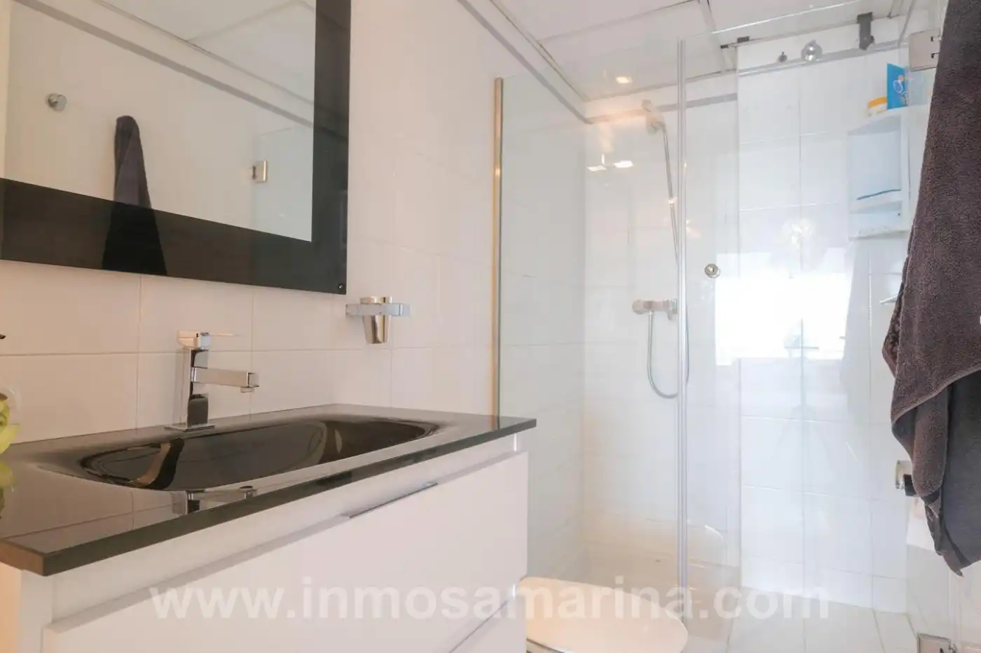 Baño de Piso de alquiler en  Palma de Mallorca con Aire acondicionado, Calefacción y Terraza