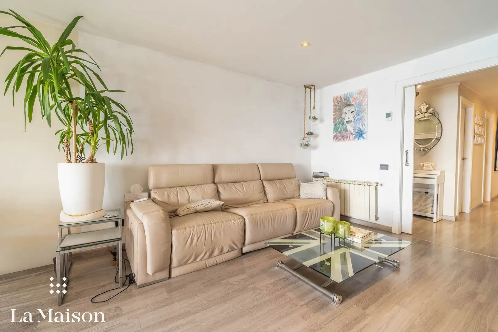 Sala d'estar de Pis en venda en Sant Vicenç de Montalt amb Calefacció, Terrassa i Traster