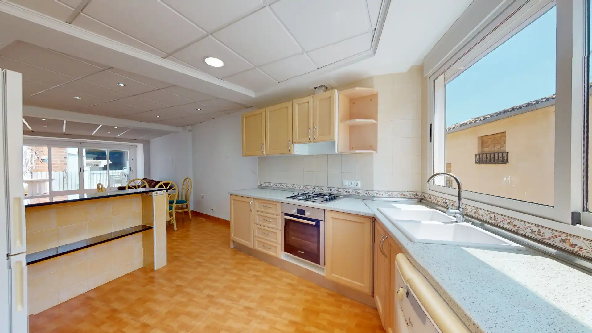 Cocina de Casa adosada en venta en L'Orxa / Lorcha con Aire acondicionado, Terraza y Trastero