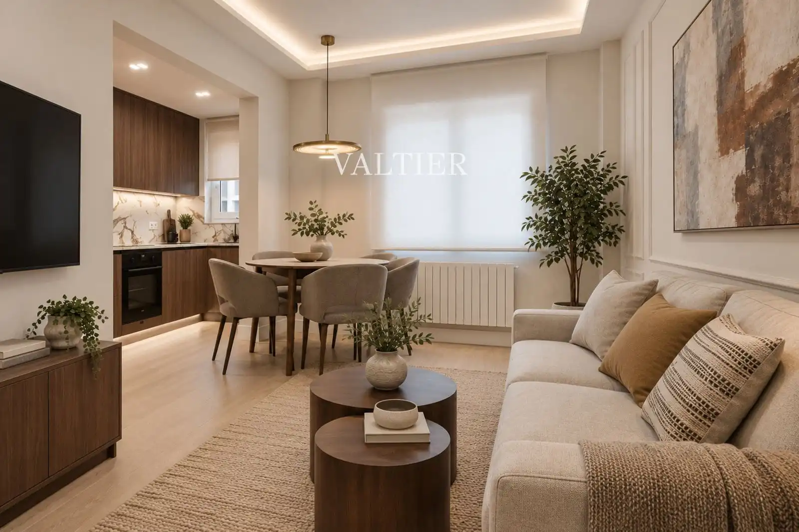 Sala de estar de Piso en venta en Madrid con Calefacción y Amueblado