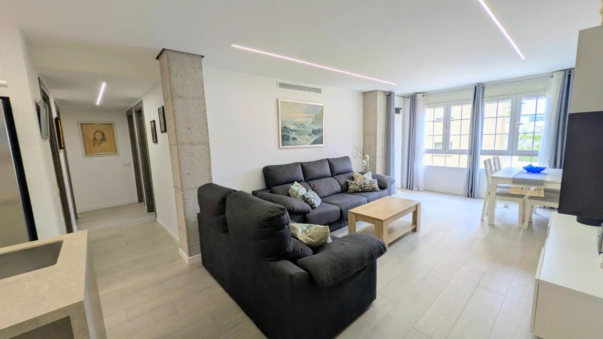 Sala de estar de Piso en venta en  Palma de Mallorca con Aire acondicionado, Terraza y Balcón