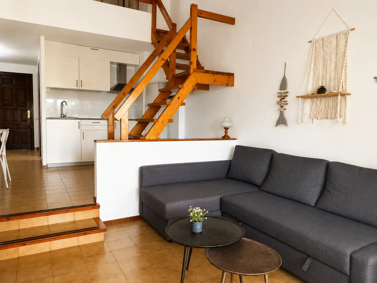 Wohnzimmer von Maisonette zum Verkauf in L'Escala mit Terrasse, Möbliert und Gemeinschaftspool