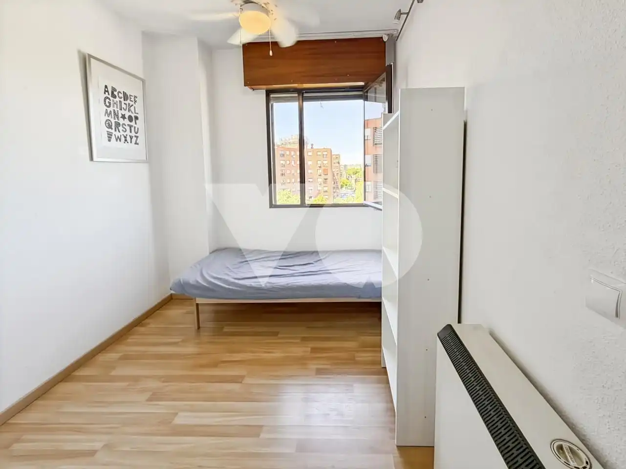 Bedroom of Flat for rent in Madrid  with Air Conditioner, Heating and Terrace