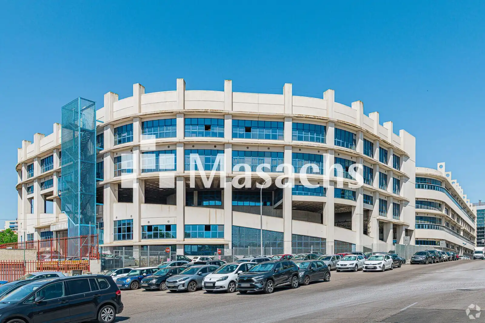 Exterior view of Industrial buildings for rent in Madrid