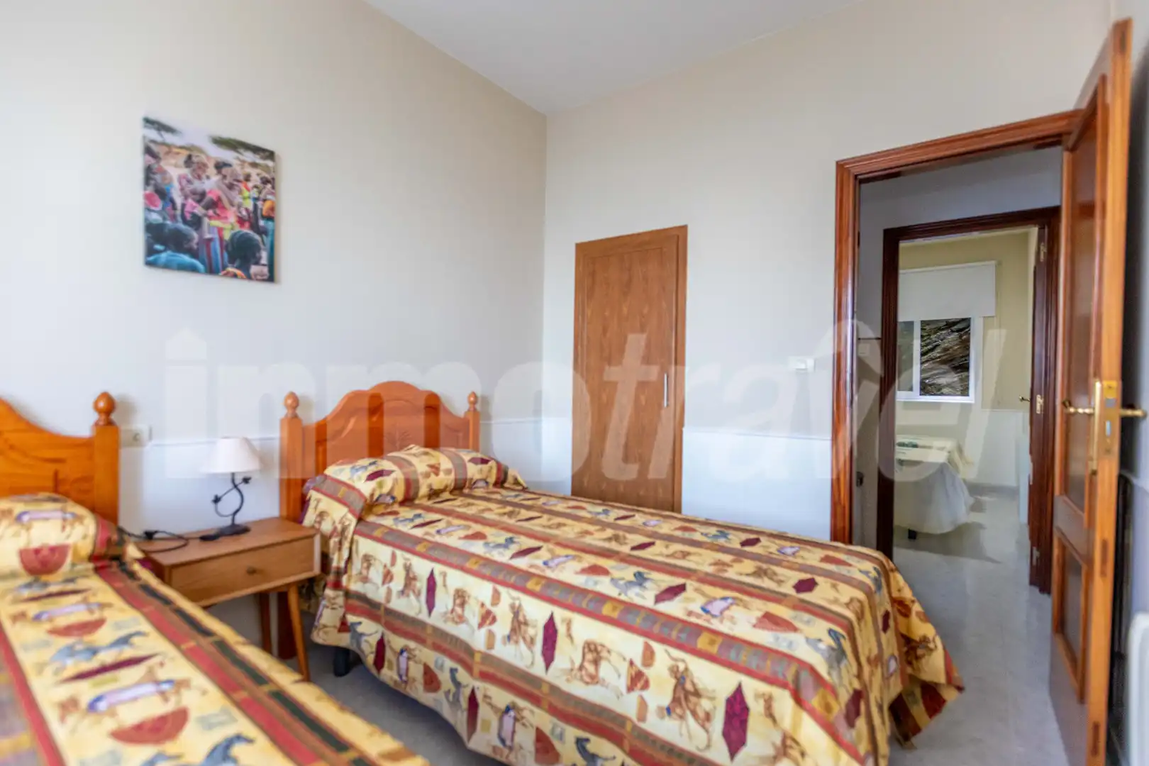 Bedroom of Flat for rent in Sanxenxo  with Furnished, Oven and Washing machine