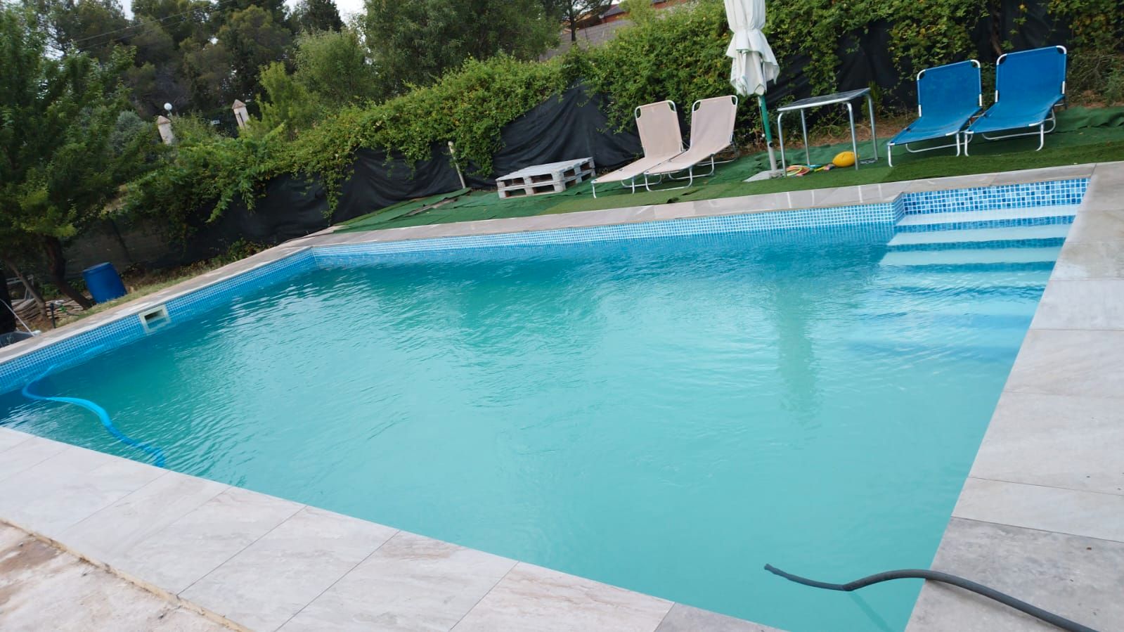 Swimming pool of House or chalet for sale in Albarreal de Tajo  with Air Conditioner, Heating and Private garden