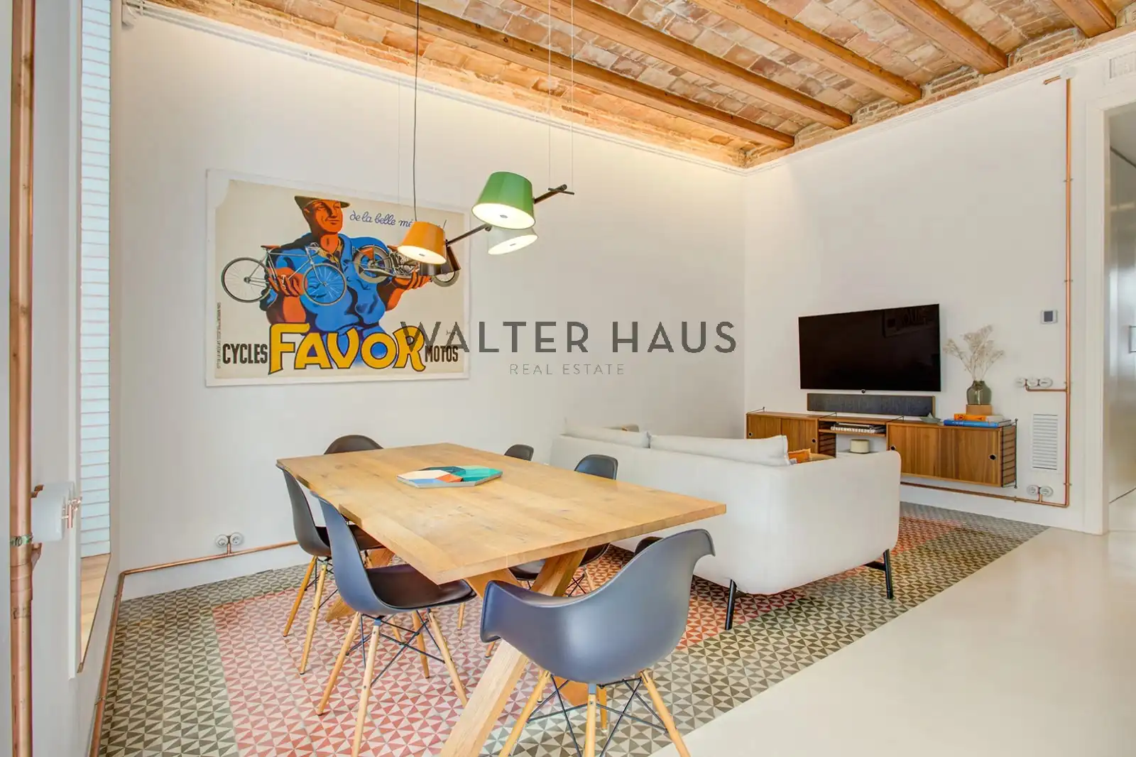 Sala de estar de Piso en venta en Barcelona con Aire acondicionado, Calefacción y Balcón