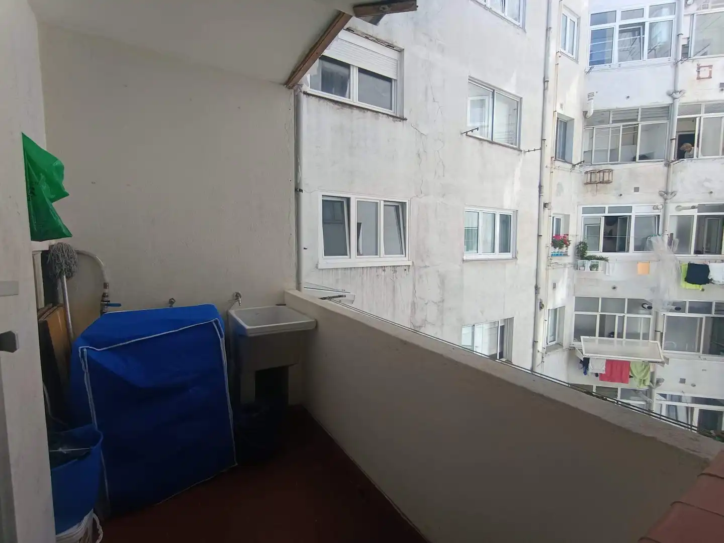 Balcony of Flat for rent in A Coruña Capital   with Parquet flooring and Furnished