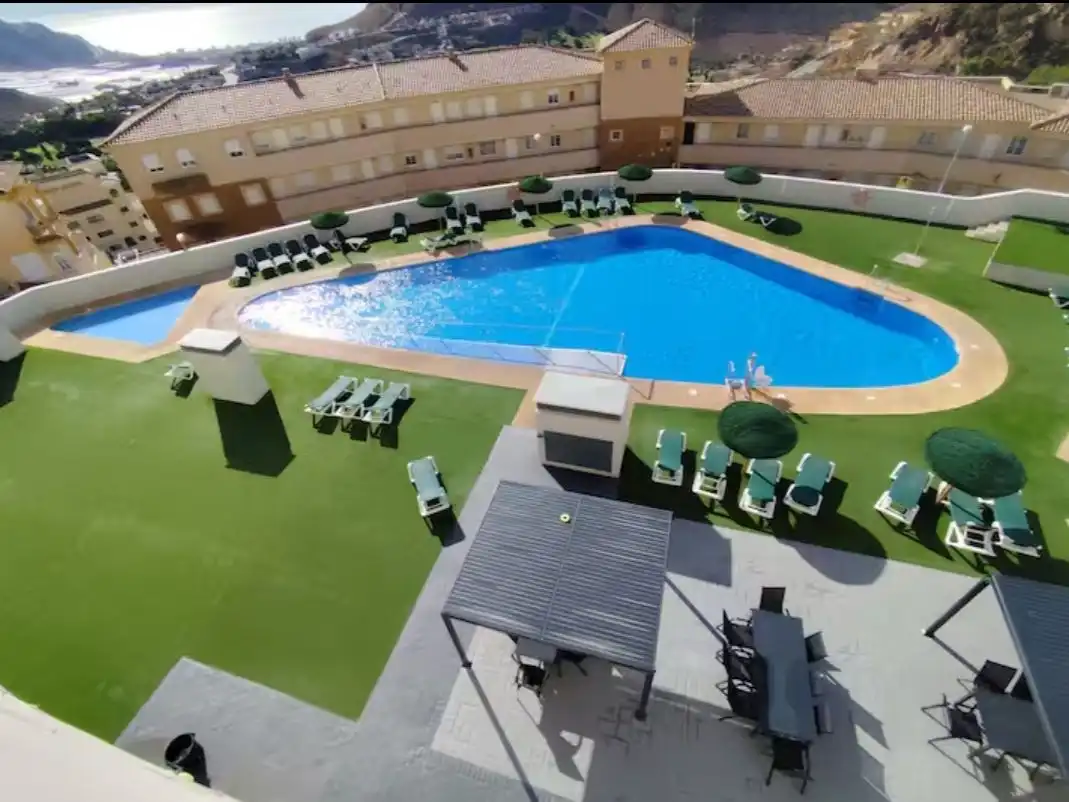 Swimming pool of Flat for sale in La Envía