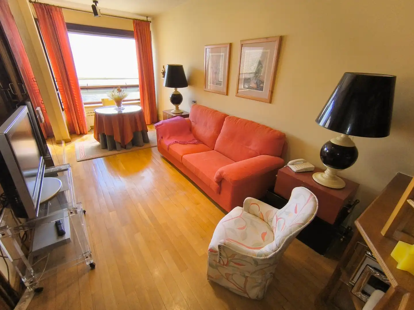 Wohnzimmer von Wohnung zum Verkauf in Palencia mit Klimaanlage, Heizung und Parkett