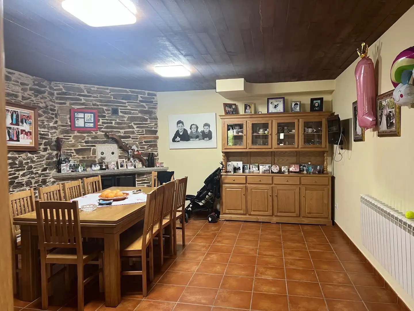 Comedor de Finca rústica en venta en Triacastela con Jardín privado, Trastero y Balcón