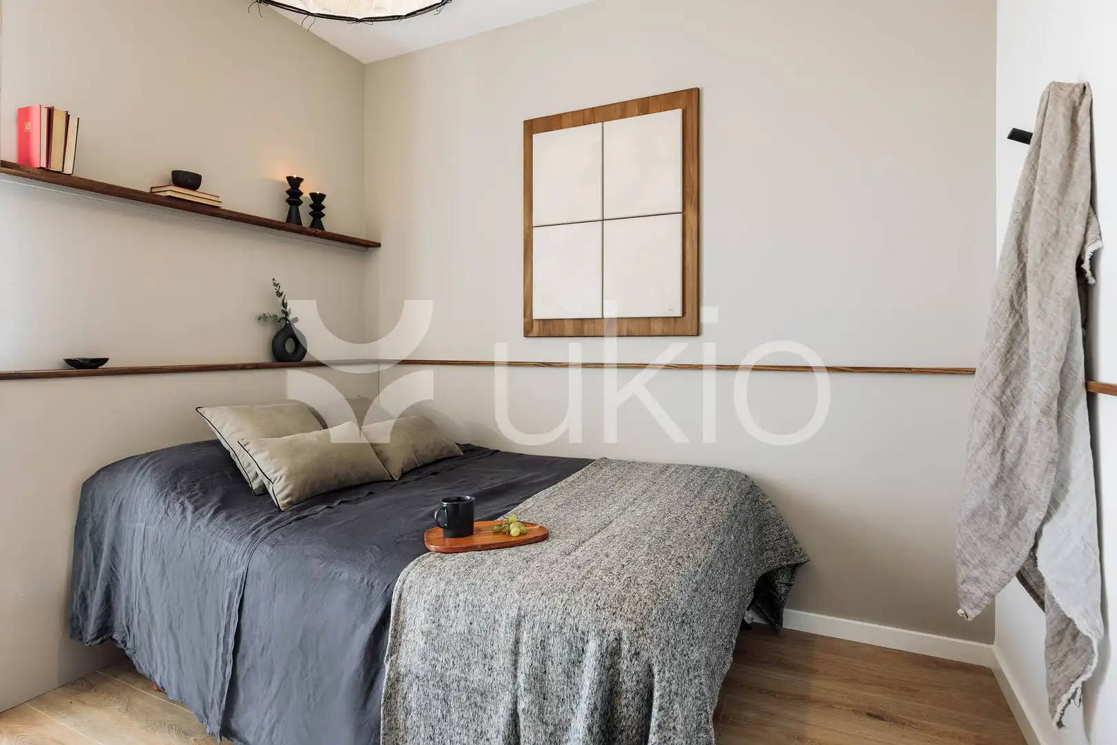 Habitación de Apartamento de alquiler en Barcelona con Aire acondicionado, Calefacción y Amueblado