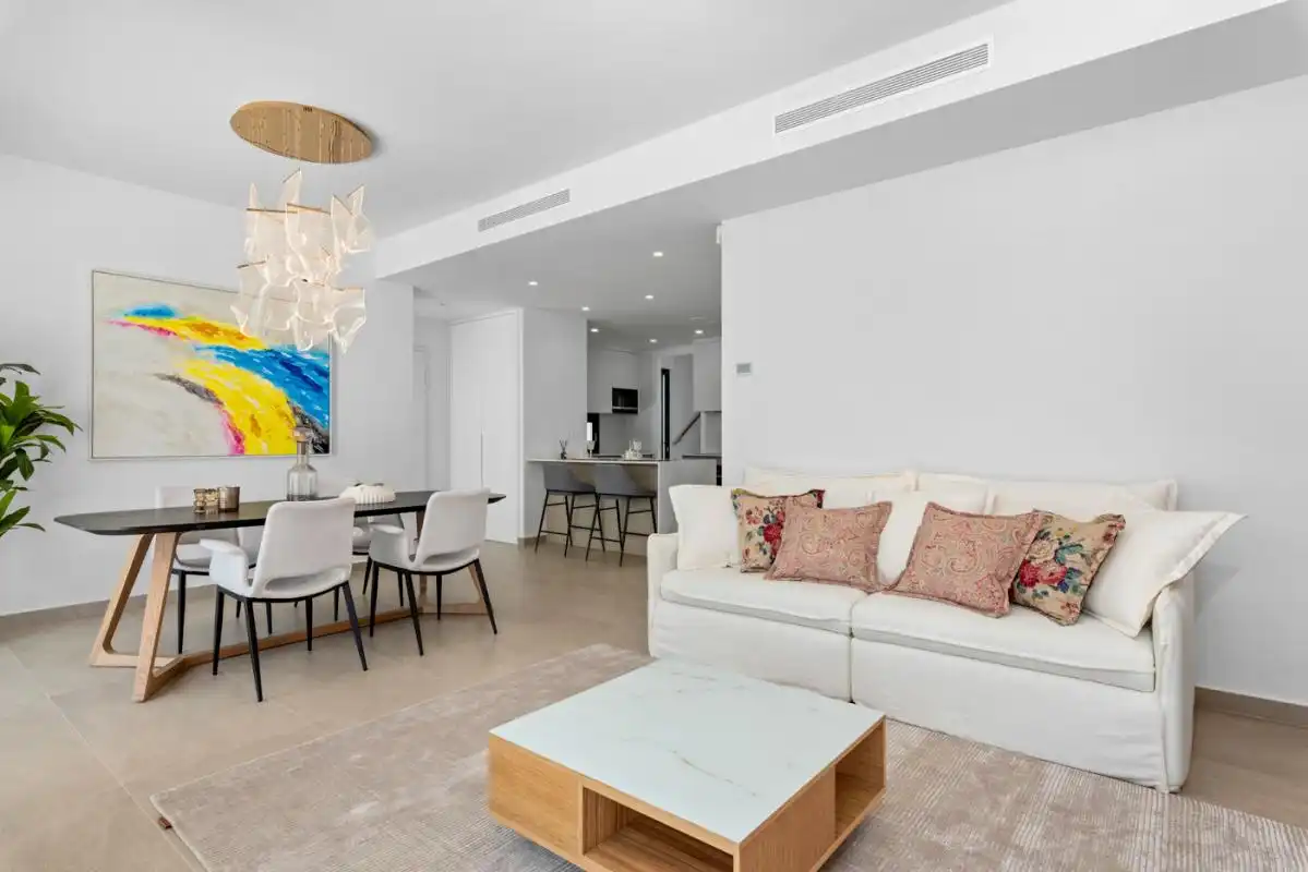 Sala de estar de Casa o chalet en venta en Orihuela con Aire acondicionado, Terraza y Piscina