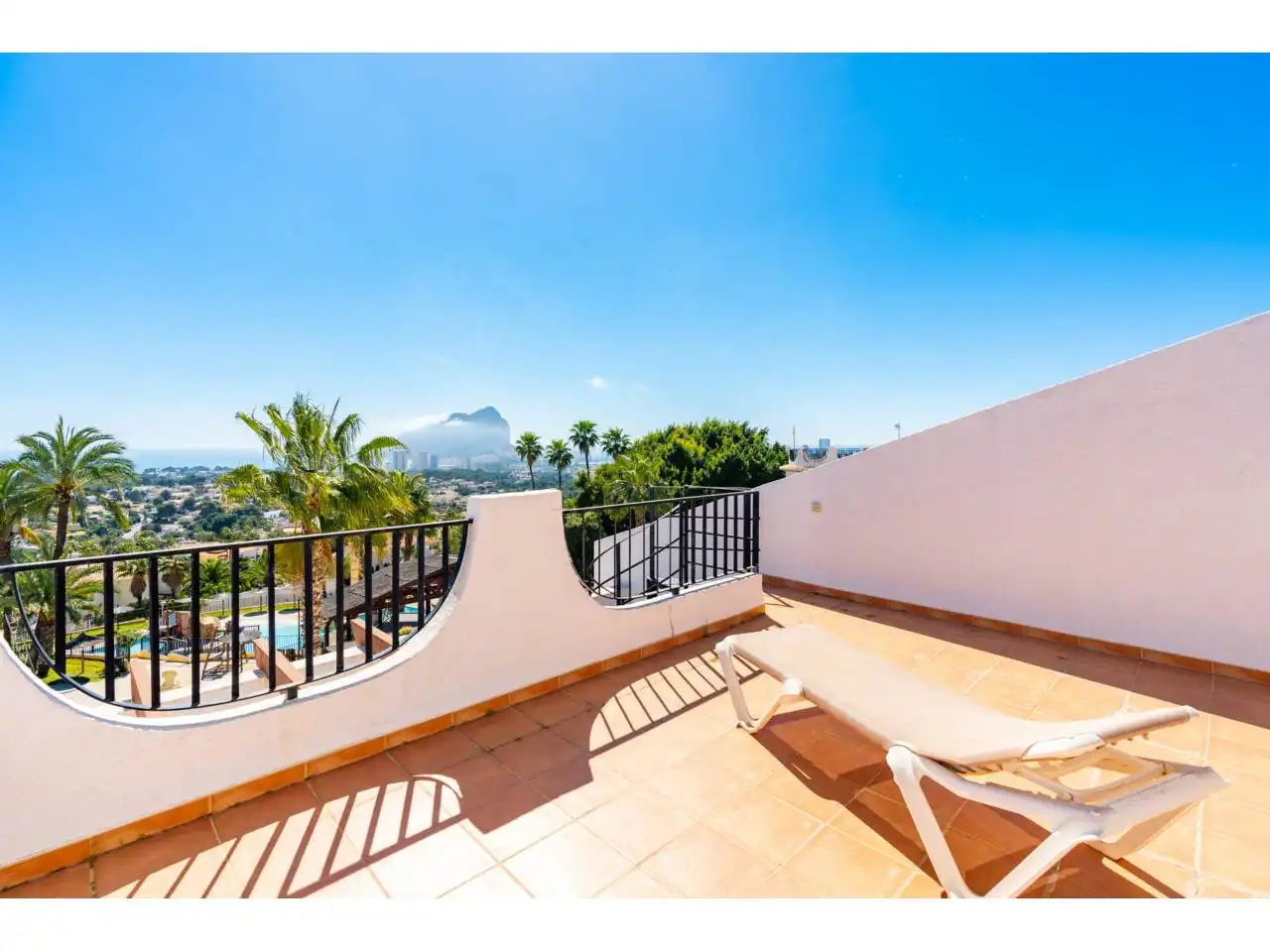 Terraza de Casa adosada en venta en Calpe / Calp con Aire acondicionado, Terraza y Amueblado