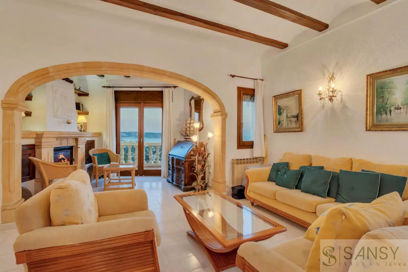 Living room of Houses for sale in Jávea / Xàbia  with Heating, Terrace and Storage room