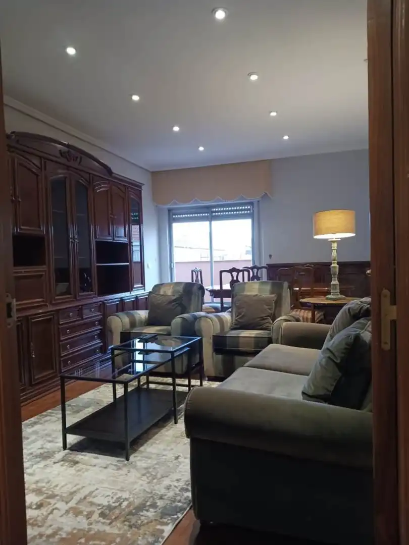 Sala de estar de Ático de alquiler en Salamanca con Calefacción, Parquet y Terraza