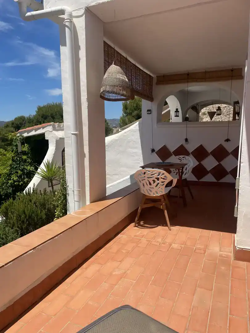 Terraza de Piso en venta en Nerja con Aire acondicionado, Jardín privado y Piscina