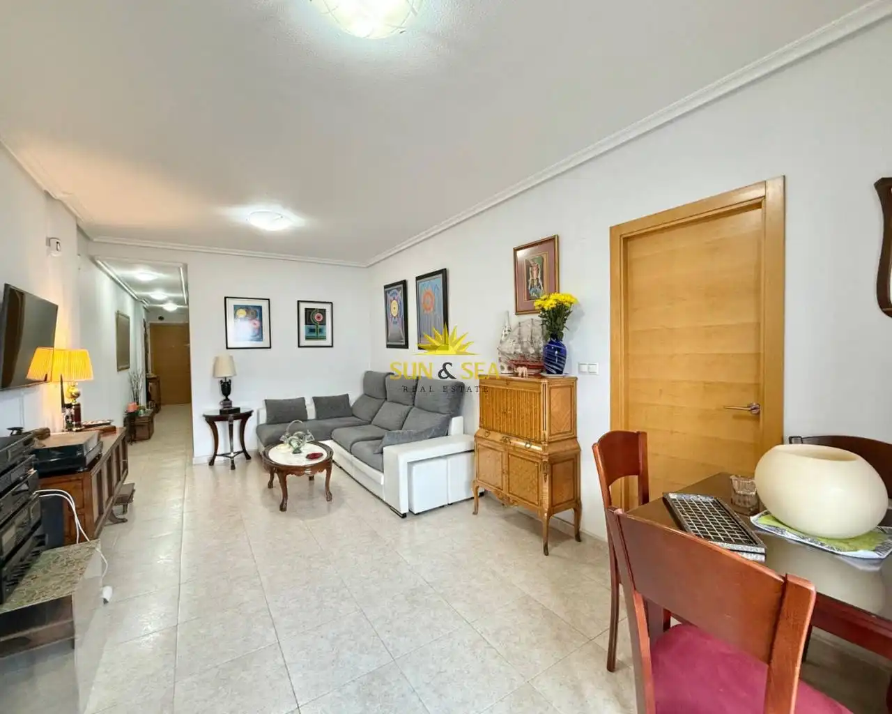 Sala de estar de Apartamento en venta en Almoradí con Calefacción, Terraza y Trastero