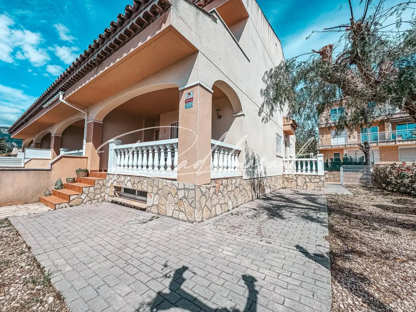 Exterior view of Detached homes for sale in Mont-roig del Camp  with Air Conditioner, Heating and Private garden