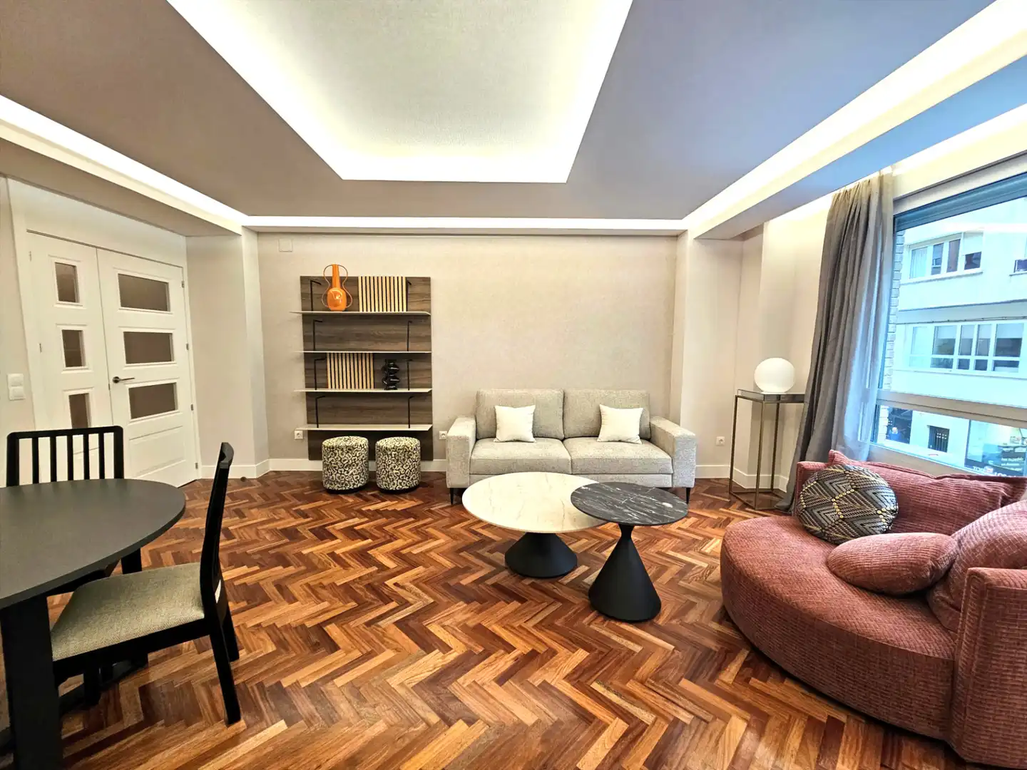 Sala de estar de Piso en venta en Madrid con Aire acondicionado, Calefacción y Parquet