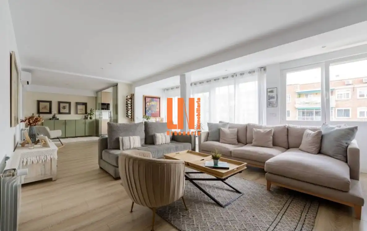Sala de estar de Piso de alquiler en Madrid con Aire acondicionado y Calefacción