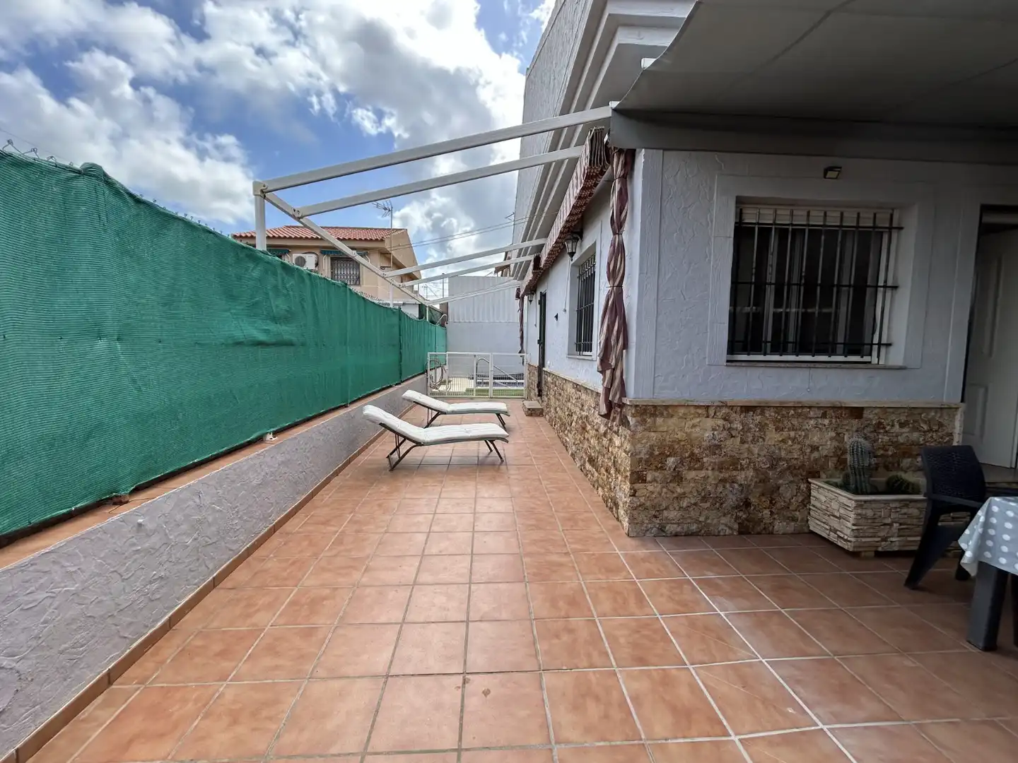 Terrassa de Casa o xalet en venda en Cartagena amb Aire condicionat, Jardí privat i Terrassa