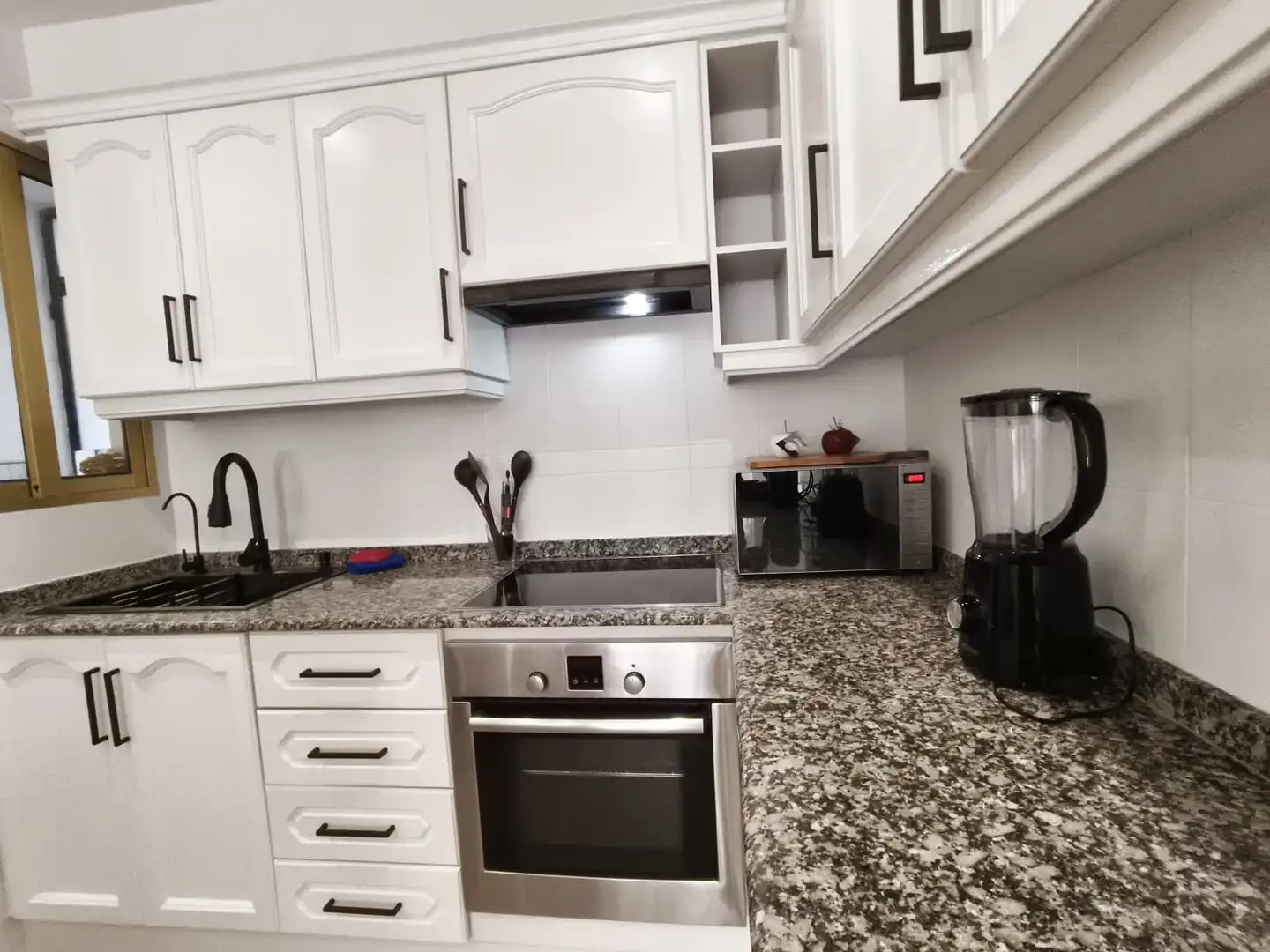 Kitchen of Flat for rent in Castellón de la Plana / Castelló de la Plana  with Furnished, TV and Internet