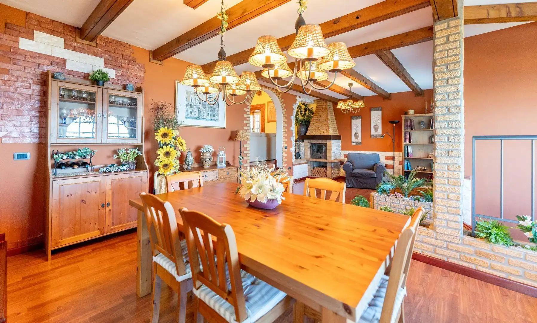 Dining room of Houses for sale in La Orotava  with Heating, Private garden and Storage room