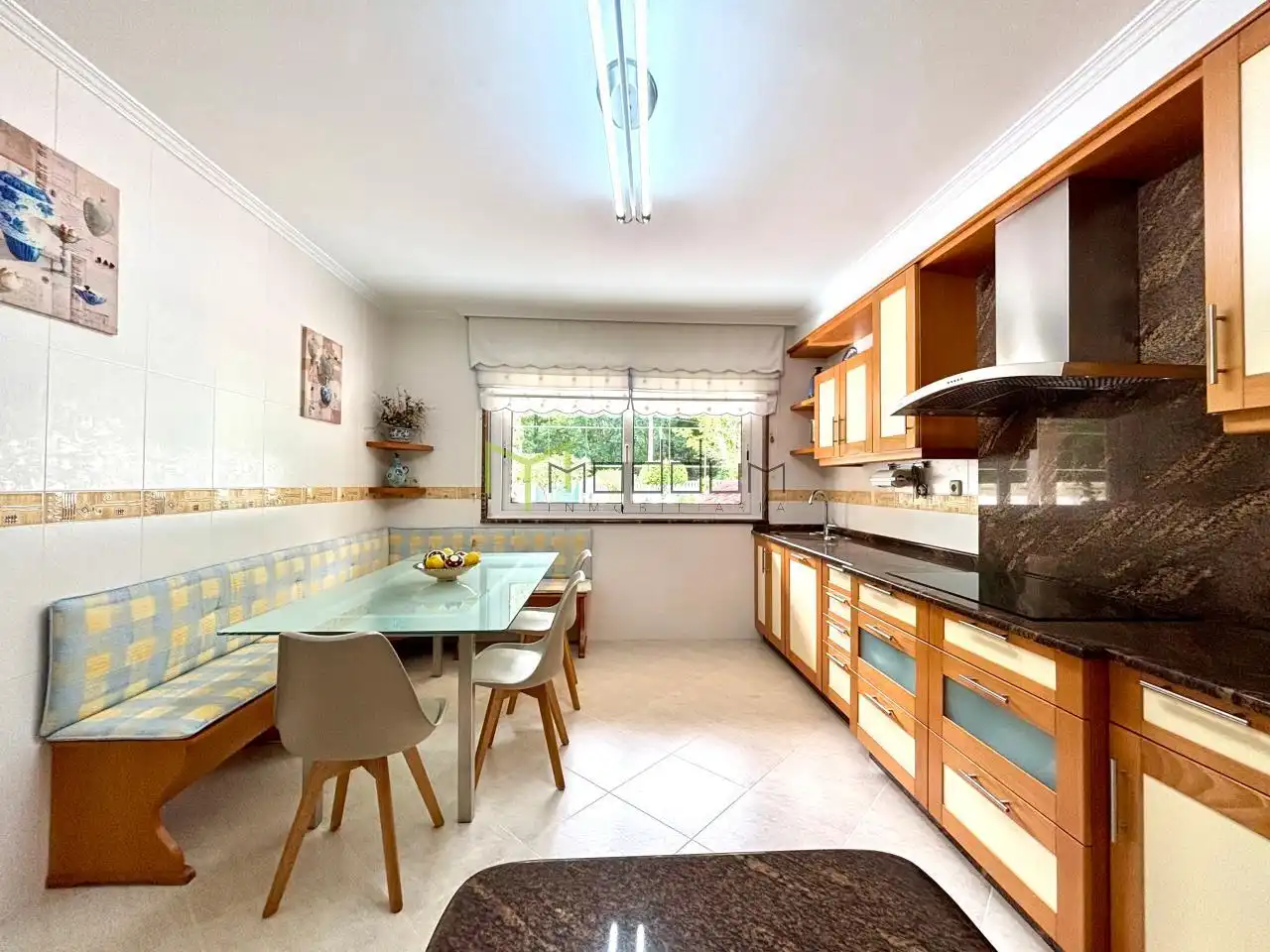 Cocina de Casa o chalet en venta en Ames con Calefacción, Jardín privado y Parquet