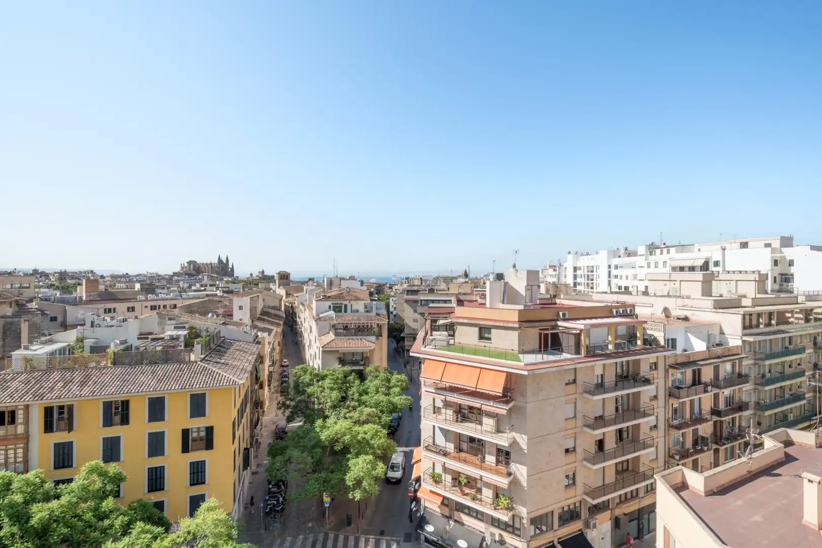 Vista exterior de Pis en venda en  Palma de Mallorca amb Aire condicionat, Terrassa i Balcó
