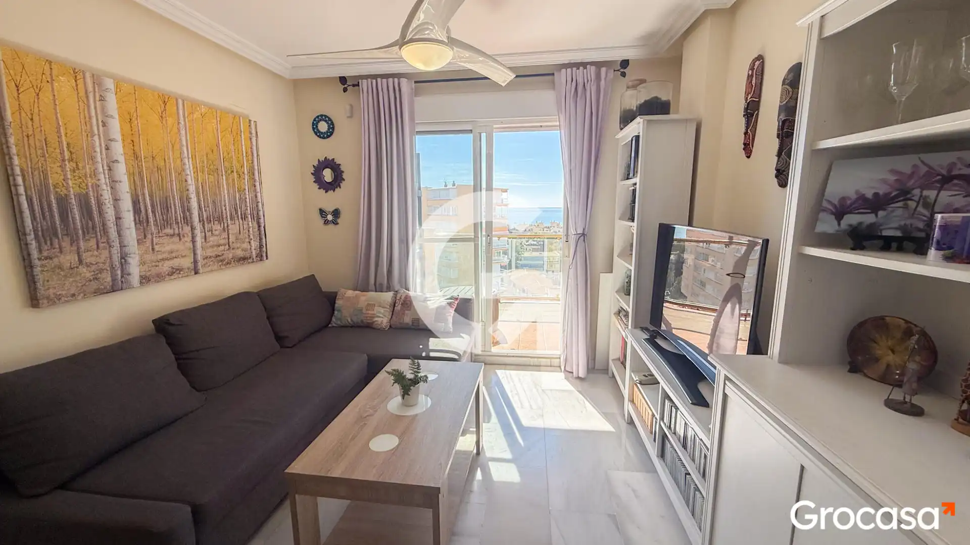 Living room of Flat for sale in Torremolinos  with Air Conditioner, Heating and Terrace