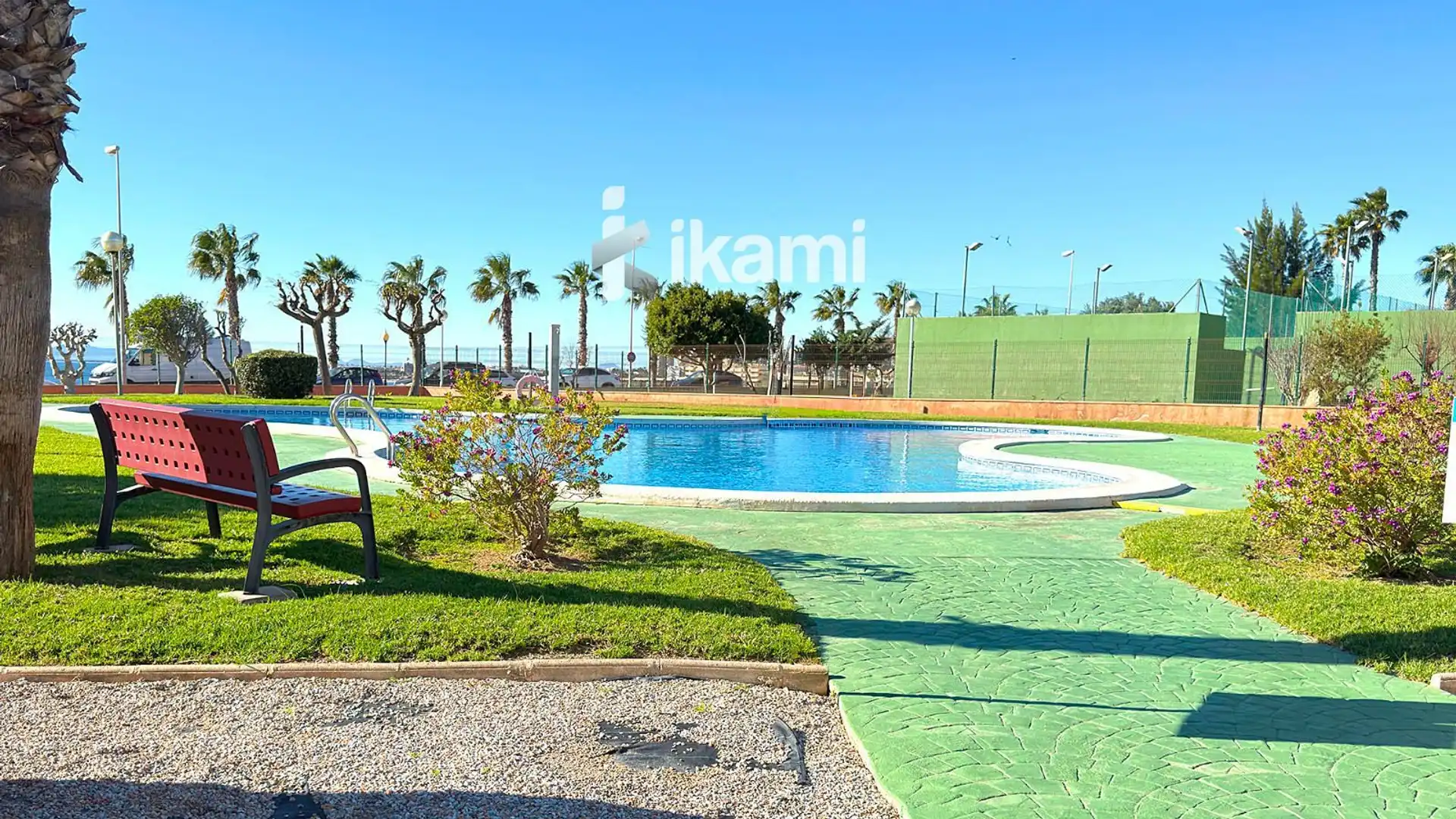 Swimming pool of Single-family semi-detached for sale in Orihuela  with Air Conditioner, Swimming Pool and Furnished