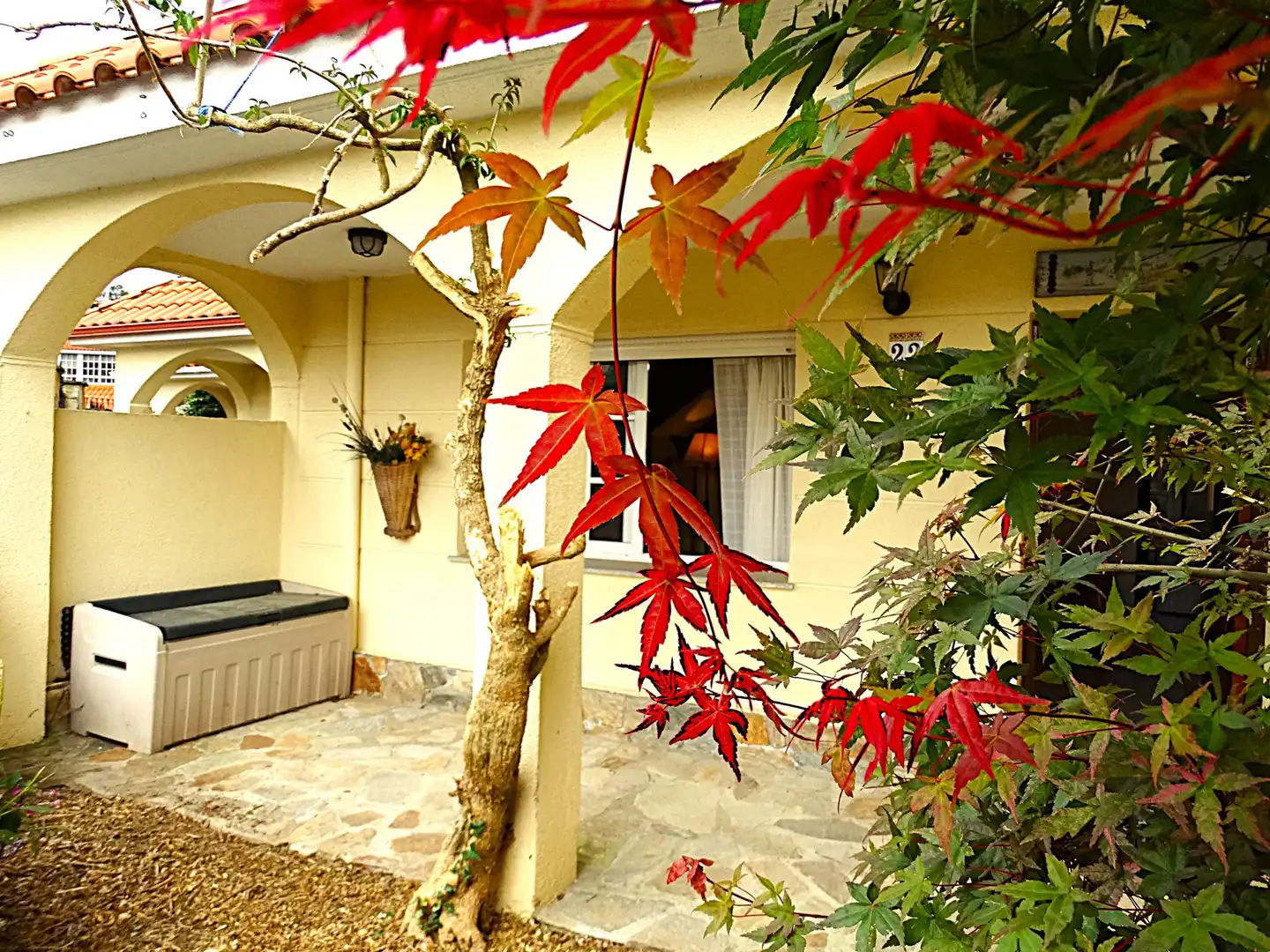 Jardín de Casa adosada en venta en Miño con Jardín privado, Parquet y Terraza