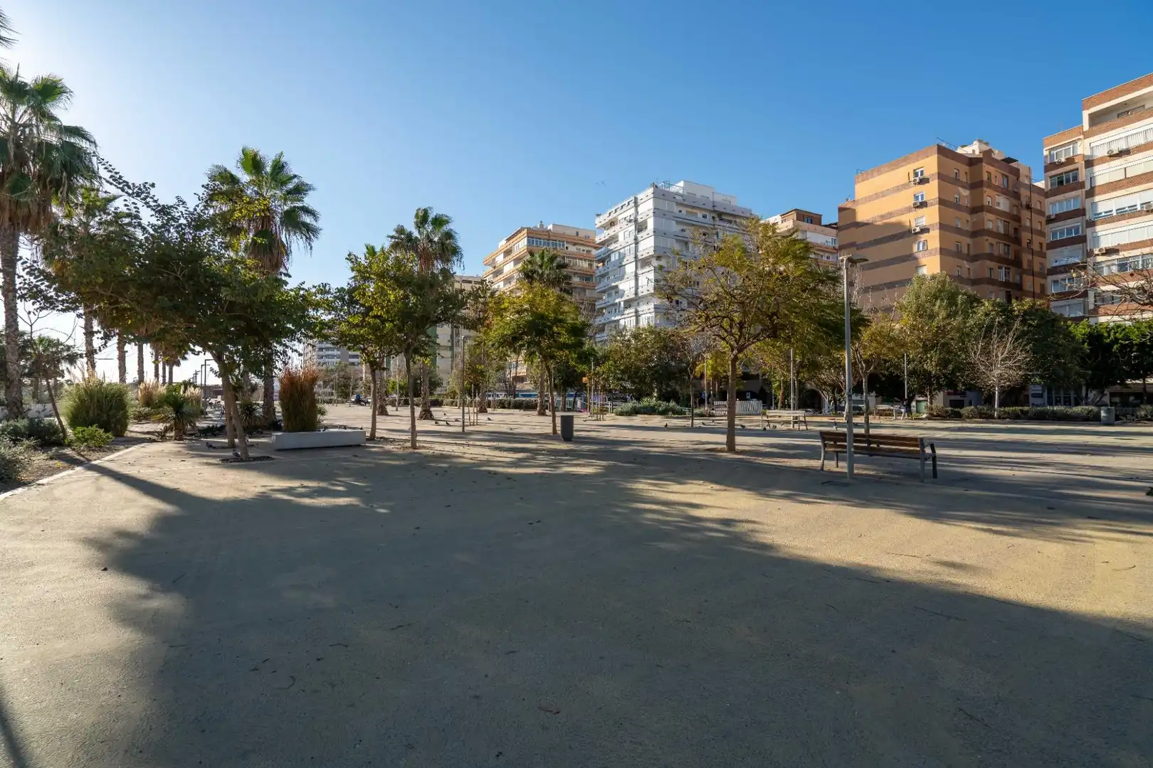 Exterior view of Flat for rent in Almería  with Air Conditioner, Heating and Private garden
