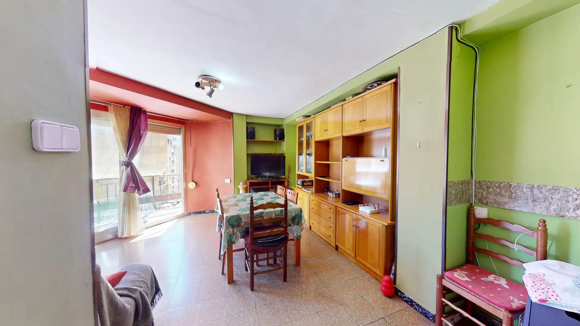 Sala de estar de Piso en venta en Alcoy / Alcoi con Trastero, Amueblado y Horno