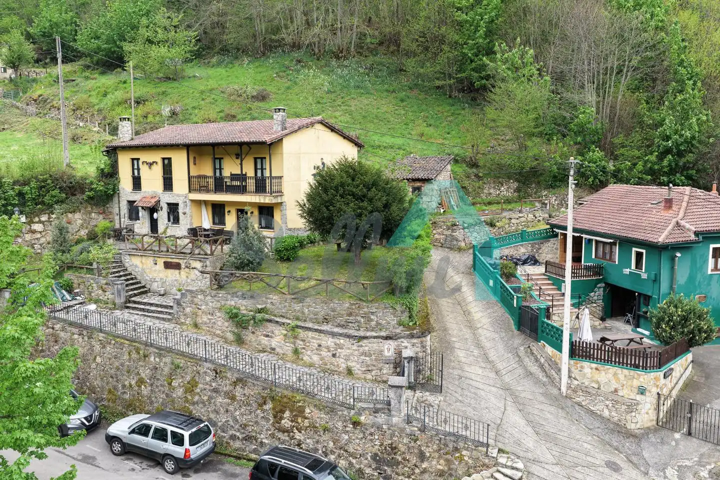 Vista exterior de Casa o chalet en venta en Quirós con Calefacción, Jardín privado y Terraza