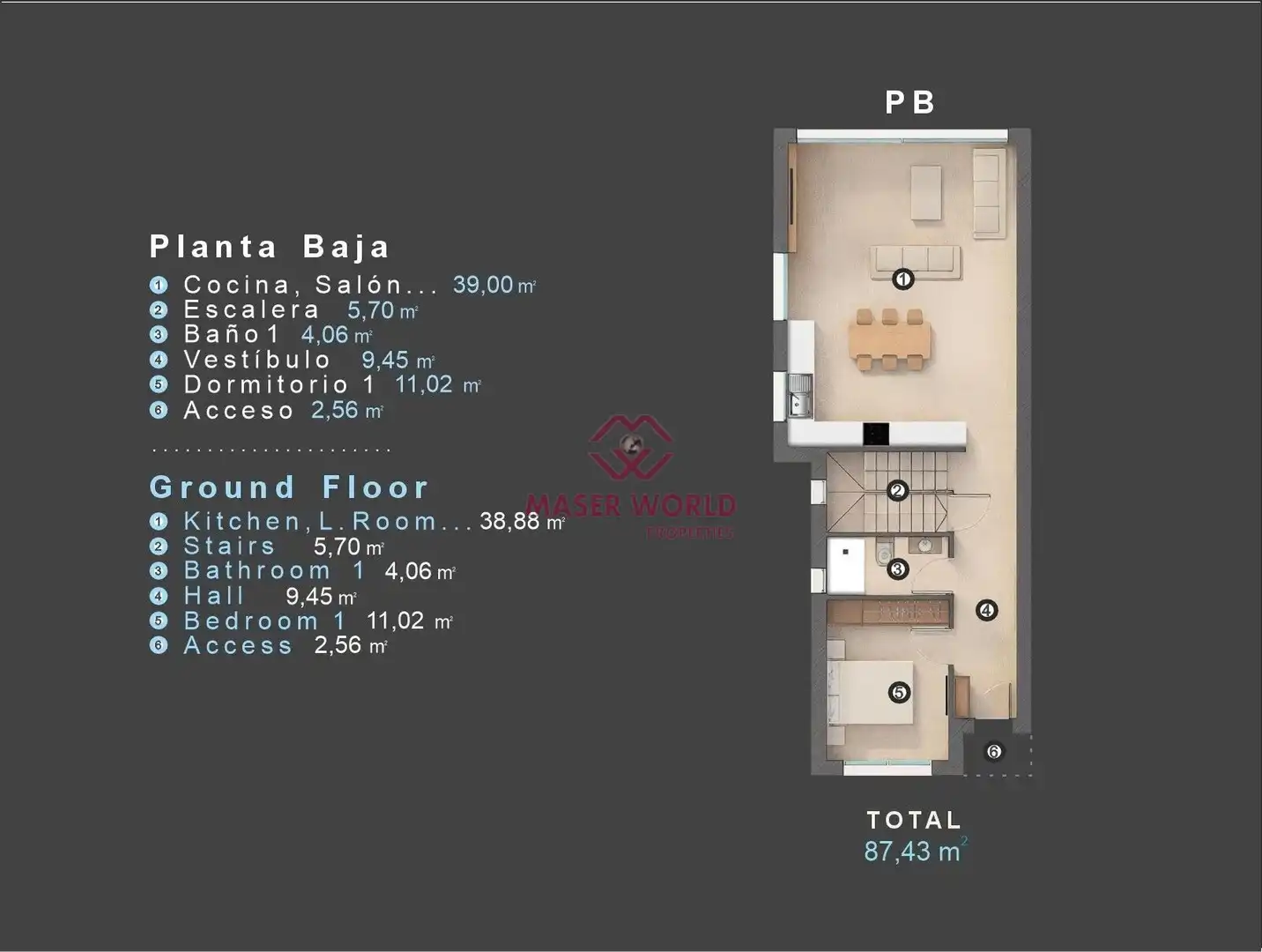 Detached house with pool for sale in Orihuela Costa, imagen 12