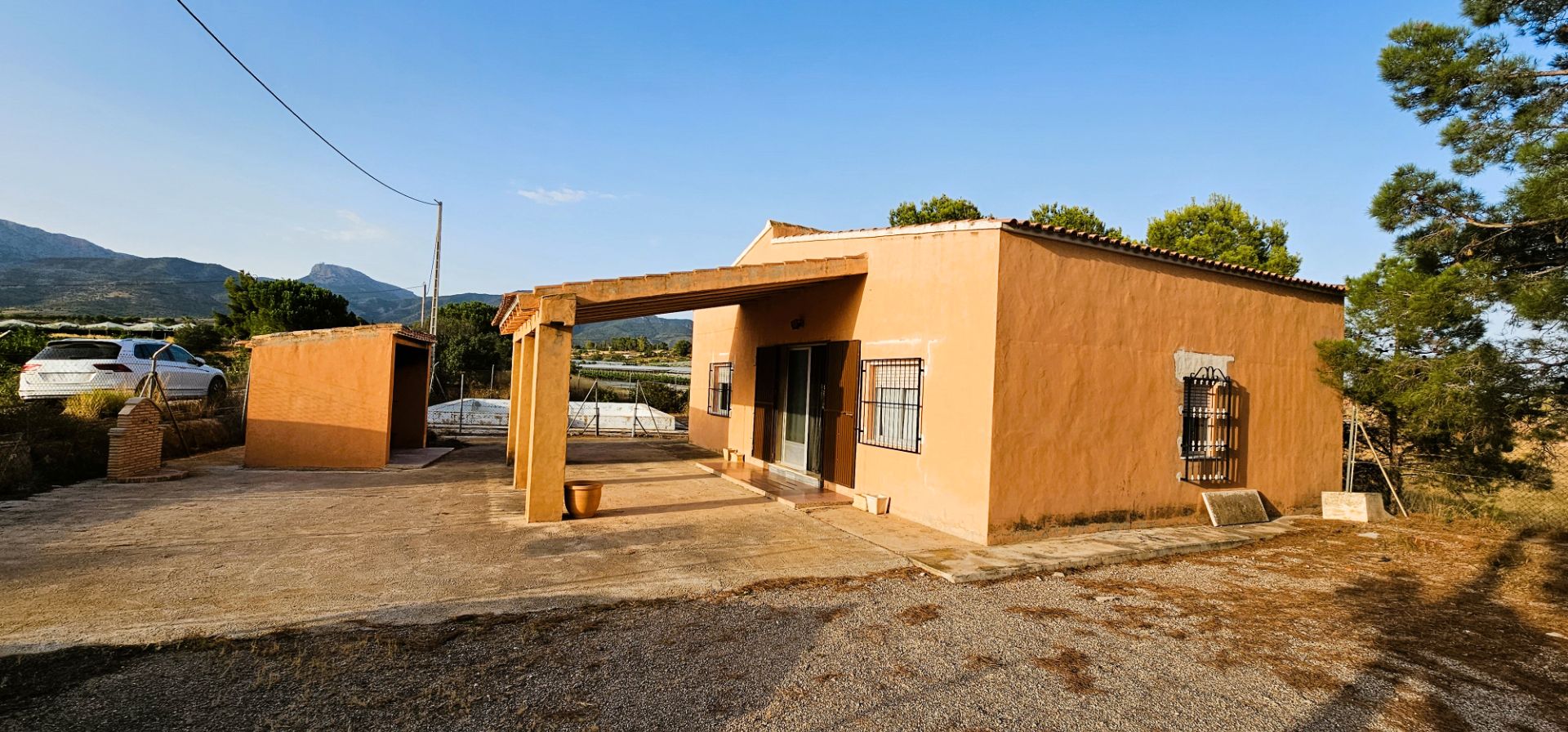 Exterior view of House or chalet for sale in Aledo  with Private garden, Terrace and Storage room